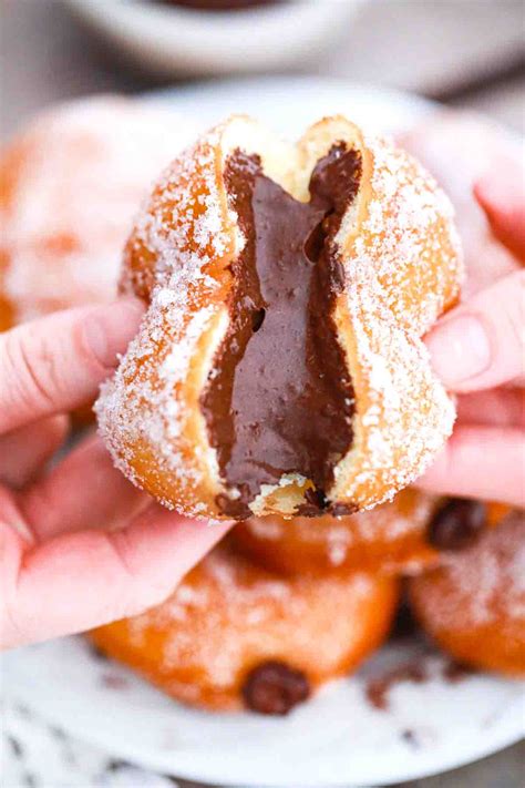 Chocolate Custard Filled Donuts [Video] - Sweet and Savory Meals