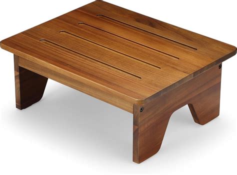 Amazon.com: Perfnique Wooden Step Stool, 6.5" One Step Stool for Adults Kids Elderly, 300lb ...