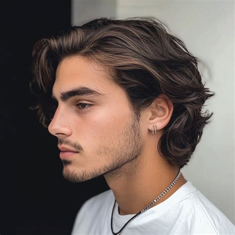 Long Hair with Taper | Long hair styles men, Mens hairstyles, Wavy hair men