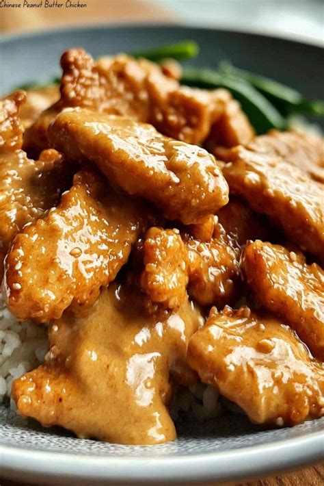 Chinese Peanut Butter Chicken | RecipeCoo