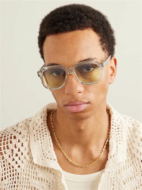 Jacques Marie Mage - Union D-Frame Acetate and Silver-Tone Sunglasses ...