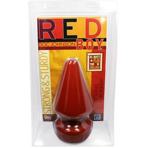 Doc Johnson Enterprises Red Boy Extra Large Butt Plug Size: One Size ...