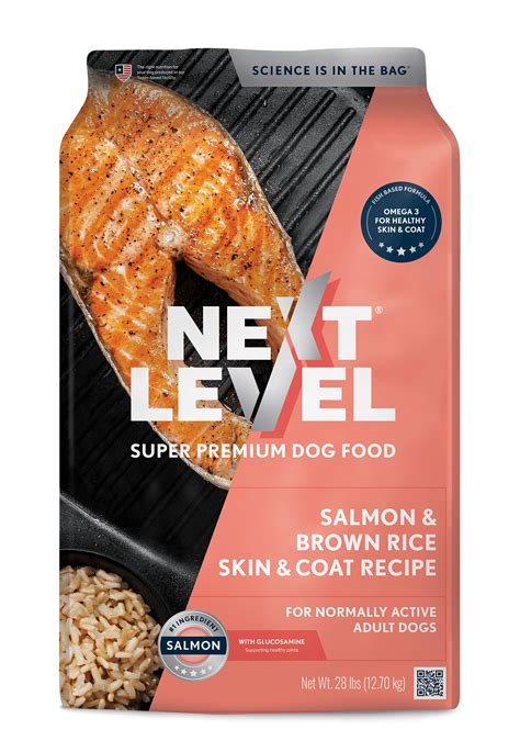 Salmon & Brown Rice Skin & Coat Recipe – Next Level Pet Food