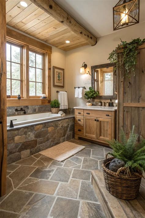 16+ Charming Rustic Farmhouse Flooring Ideas