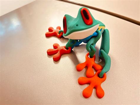Amazon.com: GdTenyuanHeki 3D Printed Frog Magnetic,Figurines 3D Fake ...