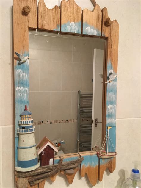 Pin by Натали Шаблыко on мебель | Nautical bathroom decor, Beach ...