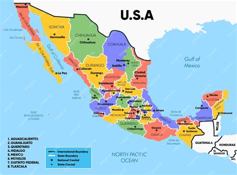 Imagen Del Mapa De Mexico _ Mapa De Mexico Con Ciudades – CWXMMY