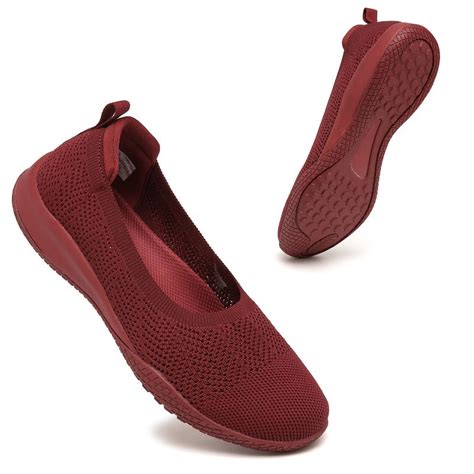 LEDINEY Women's Flats Slip On Shoes Comfortable Walking Shoes Flats for ...