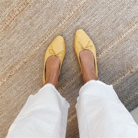 25 Chic Friday Finds | Yellow ballet flats, Ballet flats, Flats