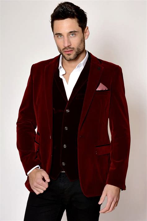 What To Wear With A Red Velvet Blazer at Zoe Trout blog