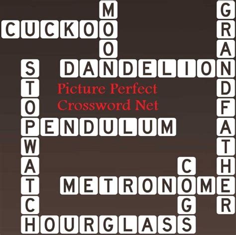 Keeping Time - Picture Perfect Crossword