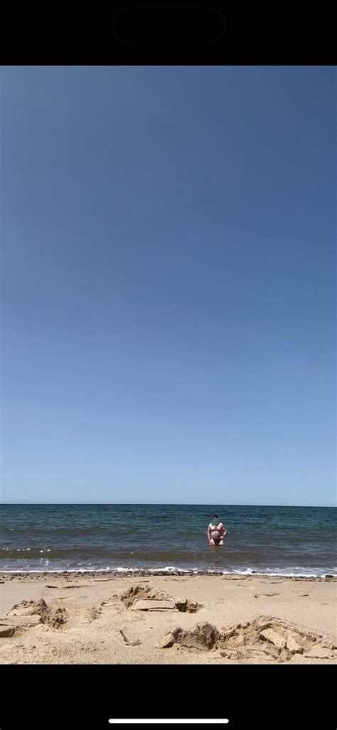First time at the local nude beach! Had the entire beach to myself for about 2 and a half hours ...