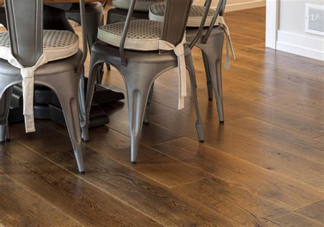 Wide Plank, White Oak Flooring with Smoke Accents and Harvest Pine ...