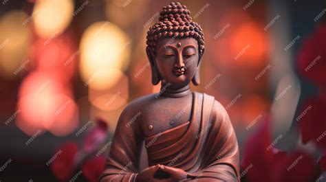 Premium Photo | A buddha statue is a representation of siddhartha gautama the founder of buddhism