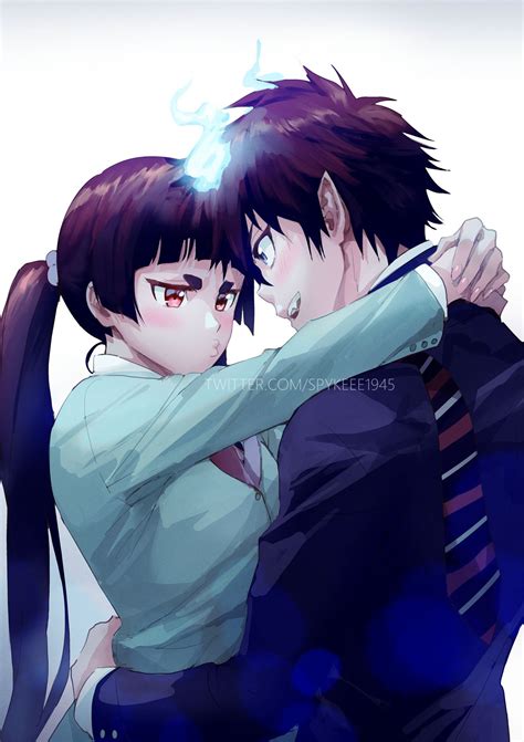 okumura rin and kamiki izumo (ao no exorcist) drawn by spykeee | Danbooru