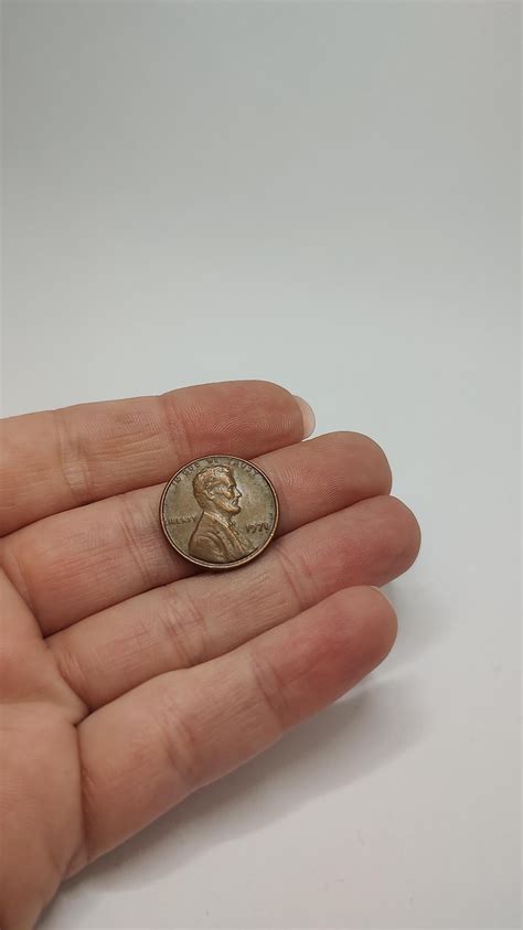 Vintage One Cent 1971 No Mint Mark Coin,lincoln 1 Cent,rare Usa ...