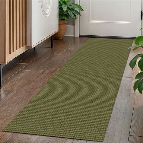 iOhouze Boho Runners for Hallways 2x5 ft Washable kitchen Runner Rubber ...