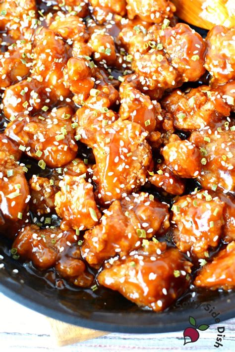 Crispy Sesame Chicken in Sweet Honey Sauce | Salty Side Dish