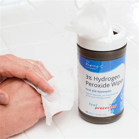 3% Hydrogen Peroxide Wipes - EuroAmerican Products