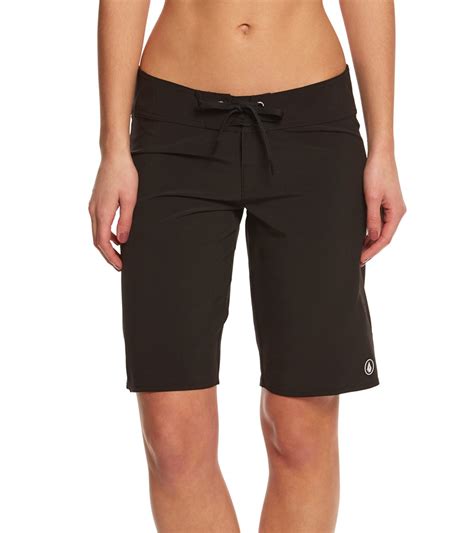 Women's Black Swim Board Shorts at Jade Stainforth blog