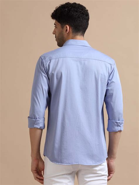 Shop Mens Light Blue Shirt Online India