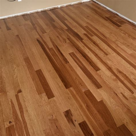 Hickory Floor with Early American Stain