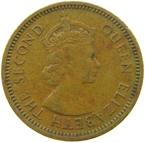 Five Cents 1962, Coin from British Honduras - Online Coin Club