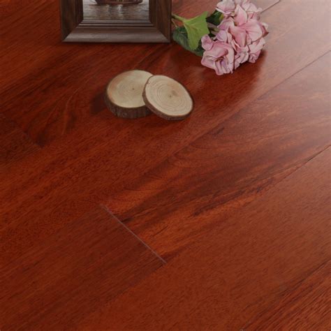 Reddish-Brown Cherry Wood Jatoba Engineered Parquet Wood Flooring ...