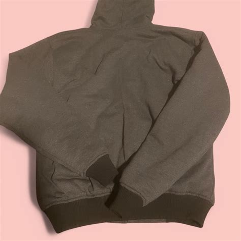 Grey Carhartt x Marlboro zip-up hoodie rep#skater... | Depop