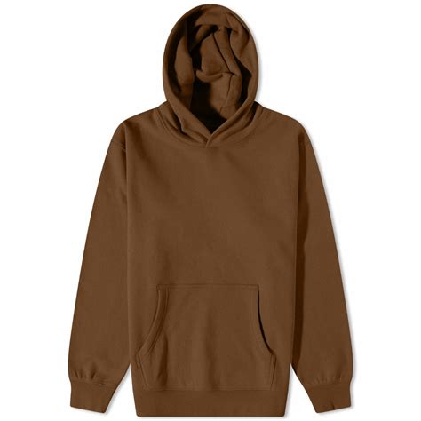 Taikan Men's Plain Heavyweight Hoodie in Brown Taikan