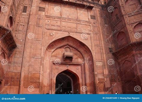 Architecture of Red Fort in New Delhi, India Editorial Stock Image - Image of considered ...