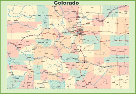 Colorado City County Map