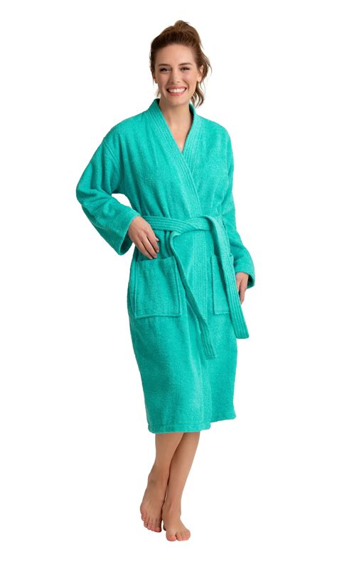 Women's Terry Cotton Kimono Bathrobe - Thick, Absorbent - Walmart.com
