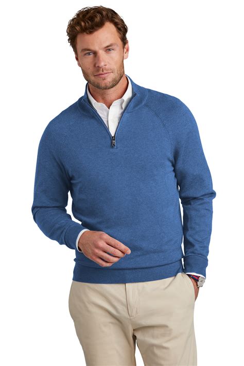 Brooks Brothers ® Cotton Stretch 1/4-Zip Sweater