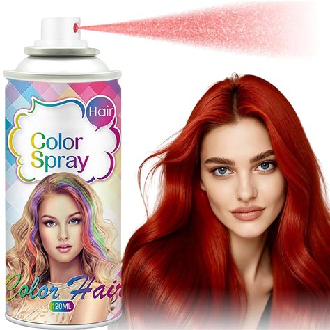 Red Hair Spray, Temporary Hair Color Spray for Kids Women Men, Red Hair ...