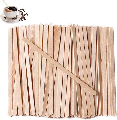 150 Pcs Coffee Stirrers, Wooden Stirrers, Stirrers for Hot Drinks ...