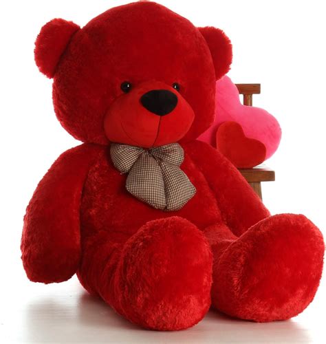 Ruby Red 6 Foot Life Size Giant Plush Teddy Bear - India | Ubuy