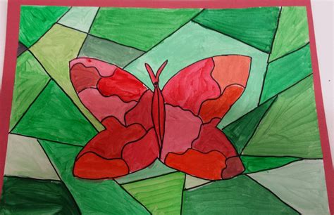 Organic shapes painting - mmkery