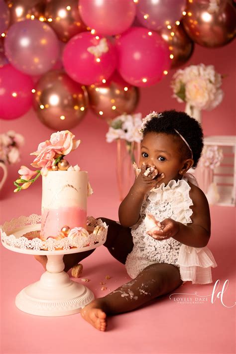 Baby Girl First Birthday Photoshoot Ideas at Charlie Garon blog