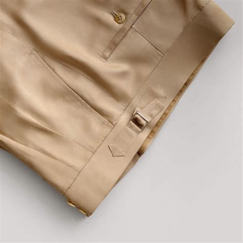 Khaki Bootcut Gurkha Pant - Vincent