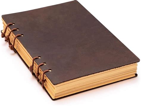 Amazon.com : WEMATE Vintage Leather Journal,Leather Bound Notebook for ...