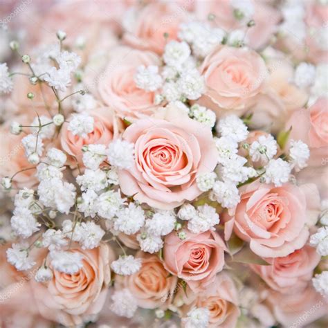 Light Pink And White Rose Bouquet