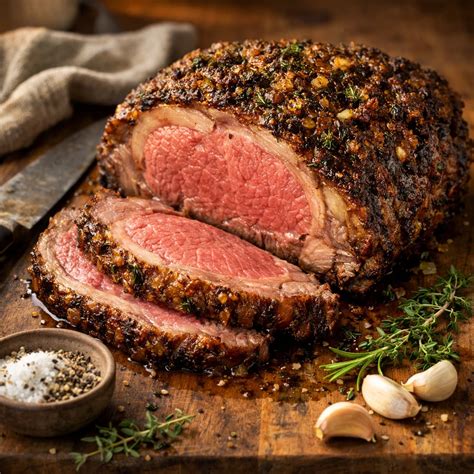 Garlic Herb Crusted Prime Rib Recipe | ItsOnly.Recipes