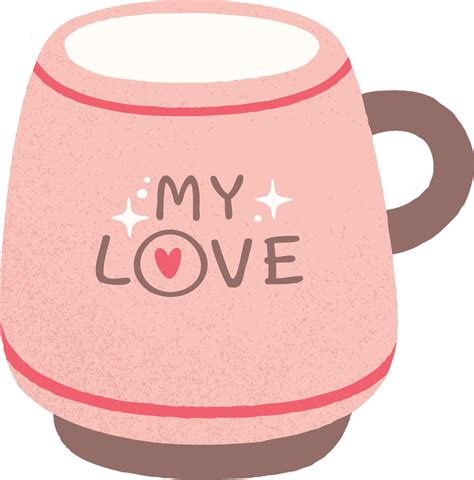 Coffee Mug My Love 69216091 Vector Art at Vecteezy