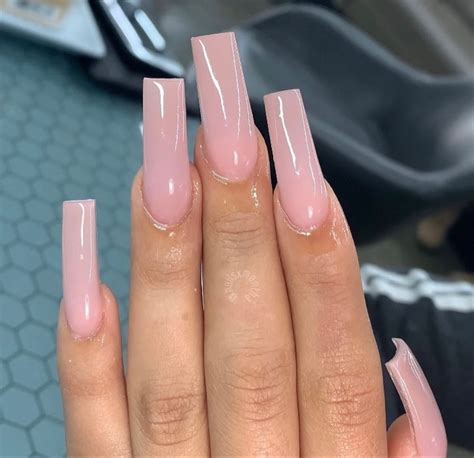 Pin by Lindsay Bosse on Nails | Plain acrylic nails, Pink acrylic nails ...