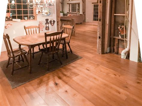Custom Wide Plank Hickory Floor from Vermont Plank Flooring