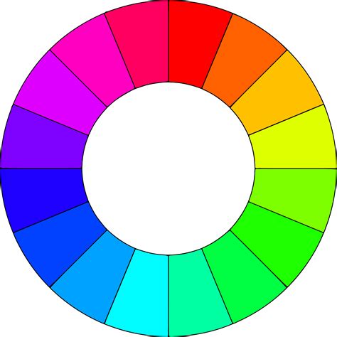Rainbow Color Palette Circle : Rainbow Colors Circle Color Spectrum ...
