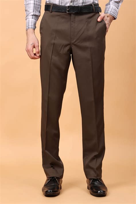 Buy Brown Trousers & Best Trousers For Men - Apella