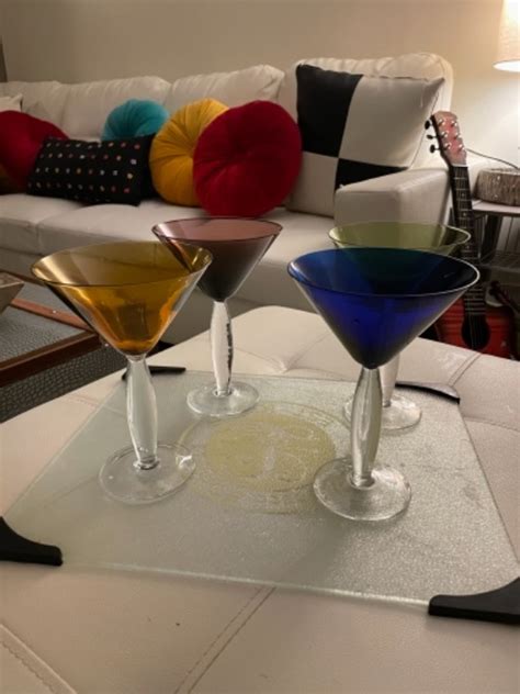 The Unbranded Brand Glass Martini Glasses | Mercari