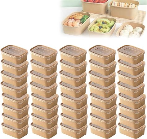 25oz Brown Meal Prep Containers with Lids, Freezer Meal Prep Containers ...
